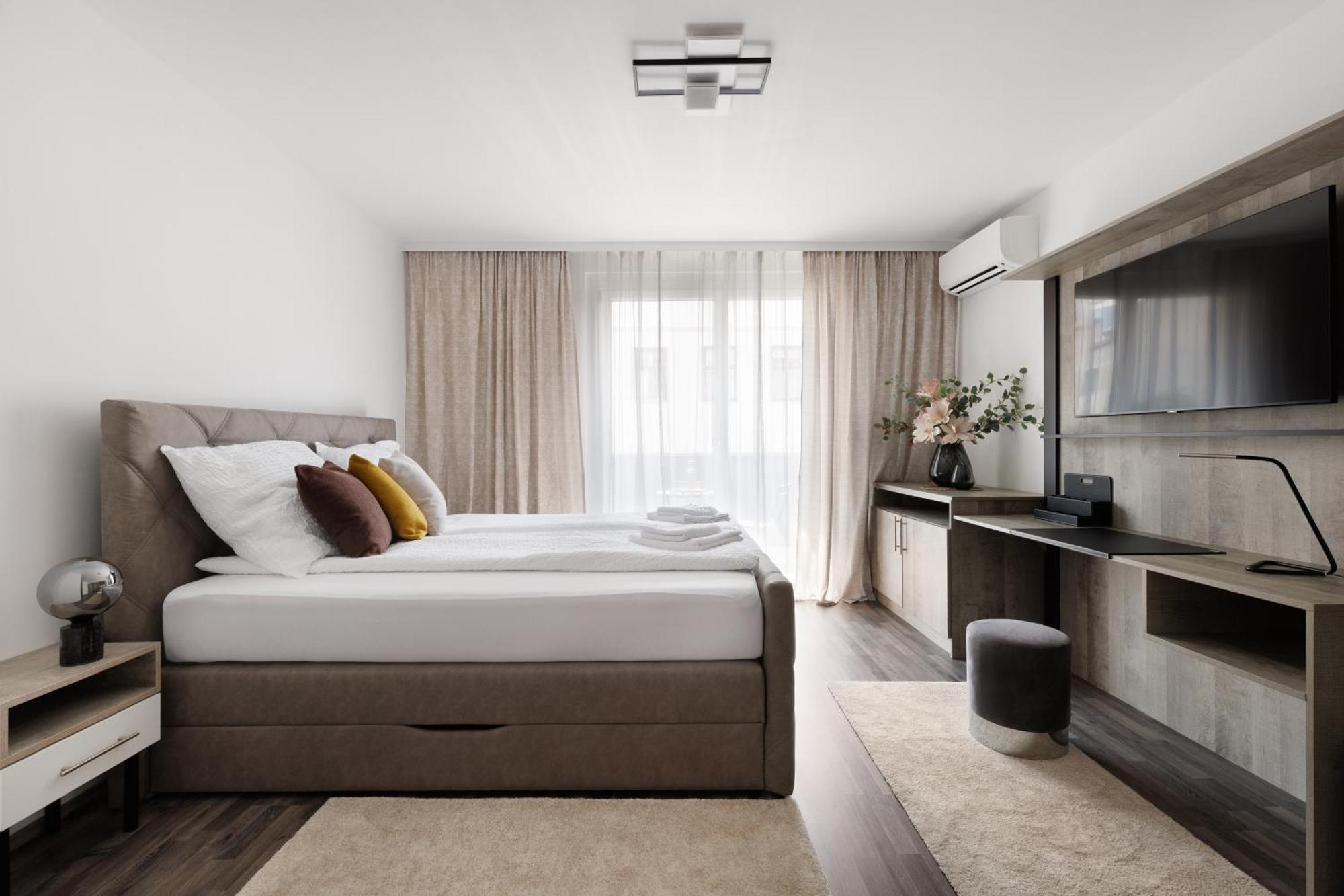 Neu! Apartment Mit Klimaanlage, Nahe Hauptbahnhof Viena Exterior foto